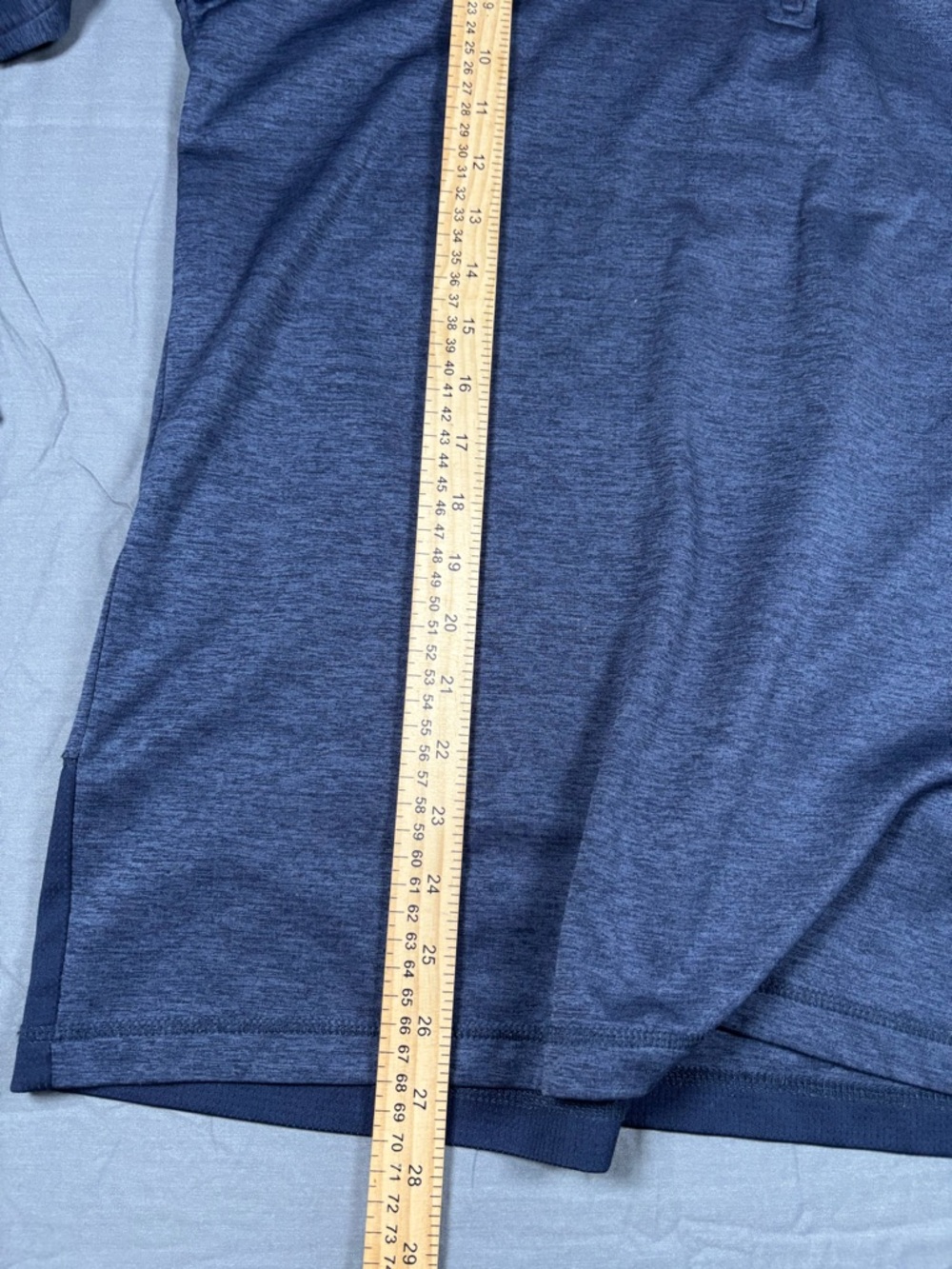 NHL Nashville Predators Quarter Zip Pullover Jacket Mens Large Blue Athletic - Picture 7 of 7